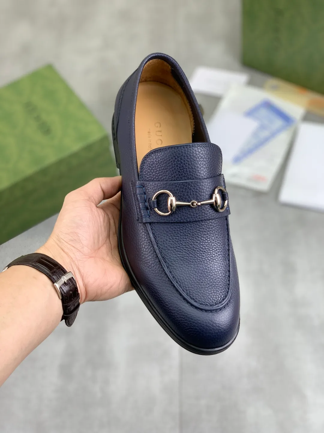 Men's men's shoes 💰P520 [New style] Water dyed cowhide 💰💎💎💎 [Gucci] GUCCI high-end classic men's formal business leather shoes, original order 1:1 authentic goods! Original imported high-end calfskin, original metal buckle, imported first-layer cowhide lining for feet, original outsole, men's shoe size: 38-44 (45 customized) Multiple colors available